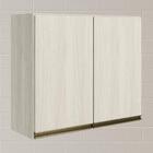 Armario Aereo 2 Portas Mdf 80 Cm Kali 12211 Bianco Toq Bianco