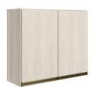 Armario Aereo 2 Portas Mdf 80 Cm Kali 12211 Bianco Toq Bianco