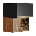 Armário Aéreo 2 Portas Mdf Reflecta Basculante 60cm Proença N