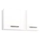 Armário Aéreo 2 Portas Porto 100cm Lumil Móveis Branco