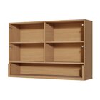 Armário Aéreo 2 Portas Simone Mendes 120cm 100% Mdf Carvalho/