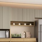 Armário Aéreo 2 Portas Simone Mendes 120cm 100% Mdf Carvalho/