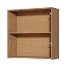 Armário Aéreo 2 Portas Simone Mendes 80cm 100% Mdf Carvalho/g