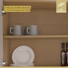 Armário Aéreo 2 Portas Simone Mendes 80cm 100% Mdf Carvalho/g