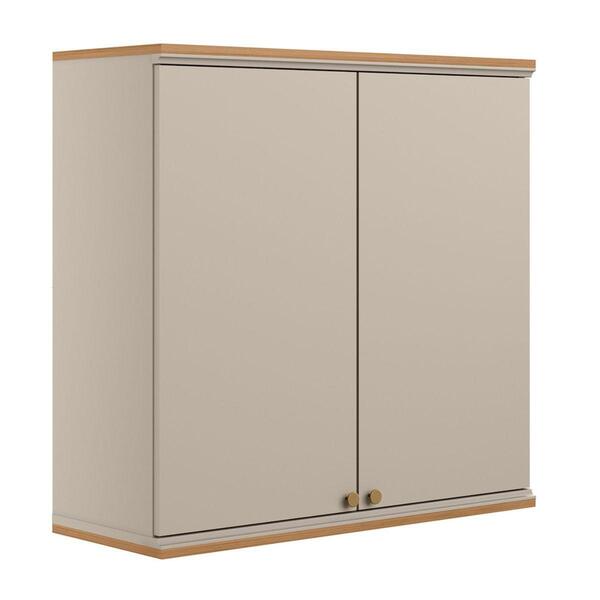 Armario Aereo 2 Portas Texas Jequitiba Off White