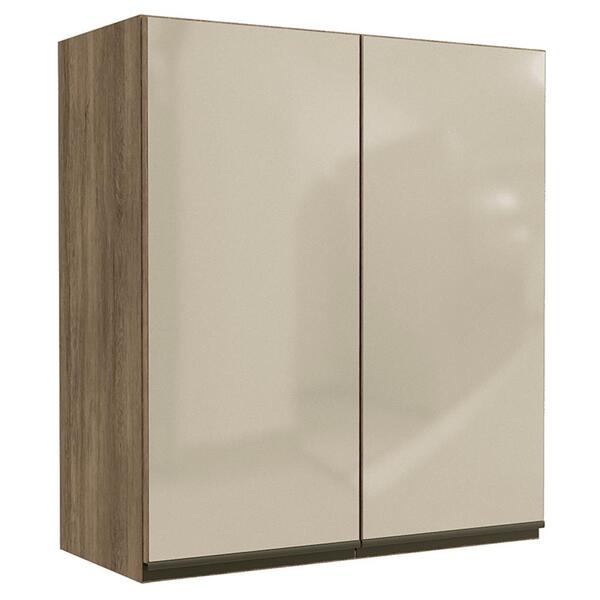 Armario Aereo 2p Vidro 80 Cm Mdp Maxxi G765 Kappesberg