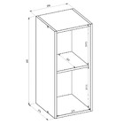 Armário Aéreo 30cm 1 Porta 100% Mdf Kali Premium 3045 Branco