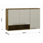 Armário Aéreo 3 Portas 1,20cm Isis Luciane