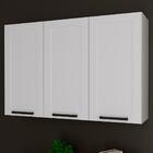 Armario Aereo 3 Portas 120 Cm Mdf Cz3310 Tecno Mobili