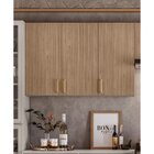 Armário Aéreo 3 Portas 120cm 100% Mdf Dobradiças Slow Motion