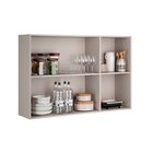 Armário Aéreo 3 Portas 120cm 100% Mdf Dobradiças Slow Motion