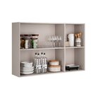 Armário Aéreo 3 Portas 120cm 100% Mdf Dobradiças Slow Motion