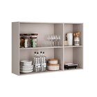 Armário Aéreo 3 Portas 120cm 100% Mdf Dobradiças Slow Motion