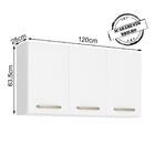 Armario Aereo 3 Portas 120cm 9521x1 Nicioli