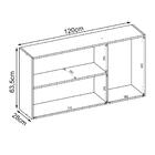 Armario Aereo 3 Portas 120cm 9521x1 Nicioli