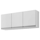 Armário Aéreo 3 Portas 120cm Debora - Pallazio - Branco
