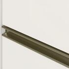 Armario Aereo 3 Portas 120cm Em Mdf Kali Premium Branco / Off