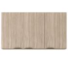 Armário Aéreo 3 Portas 120cm Firenze D02 Avena Touch - Mpozen