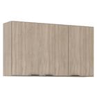 Armário Aéreo 3 Portas 120cm Firenze D02 Avena Touch - Mpozen