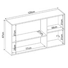 Armário Aéreo 3 Portas 120cm Firenze Demobile