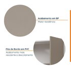 Armário Aéreo 3 Portas 120cm Puxador 150cm Ipanema Cabecasa M