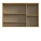 Armário Aéreo 3 Portas 120cm Vidro Reflecta 100 Mdf May Cador