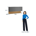 Armário Aéreo 3 Portas 150cm Line Kits Paraná