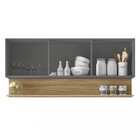 Armário Aéreo 3 Portas 150cm Line Kits Paraná