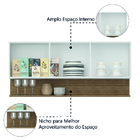 Armário Aéreo 3 Portas 150cm Line Kits Paraná