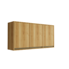 Armário Aéreo 3 Portas Barcelona Salleto Carvalho