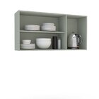 Armário Aéreo 3 Portas Koya Verde Oliva