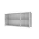 Armário Aéreo 3 Portas Life Arte Móveis Branco