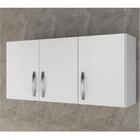 Armário Aéreo 3 Portas Life Arte Móveis Branco