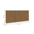 Armário Aéreo 3 Portas Manchester Carvalho