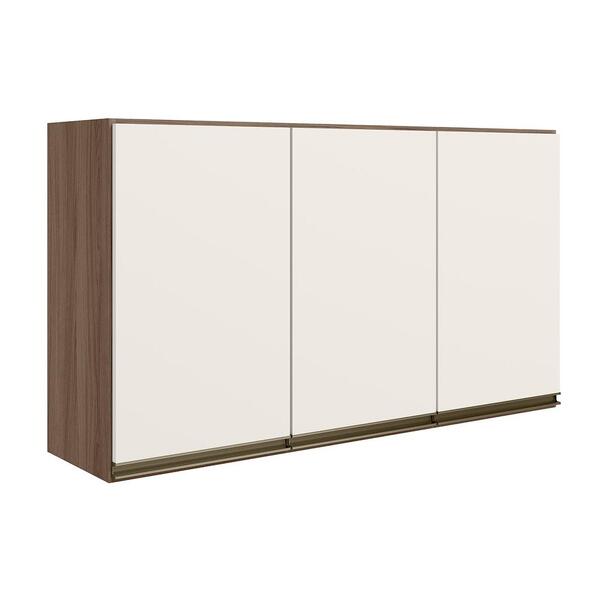 Armario Aereo 3 Portas Mdf 120 Cm Kali 12197 Nicioli