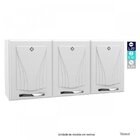 Armário Aéreo 3 Portas Médio Star New Telasul Branco