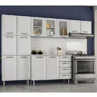 Armário Aéreo 3 Portas Premium – Itatiaia Aço - Branco Neve