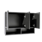 Armário Aéreo 3 Portas Preto