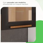 Armário Aéreo 3 Portas Reflecta Bella Cinamomo/graffite