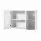 Armário Aéreo 3 Portas Suspenso Para Quarto Cozinha Sala Bran