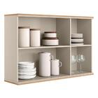 Armario Aereo 3 Portas Texas Jequitiba Off White