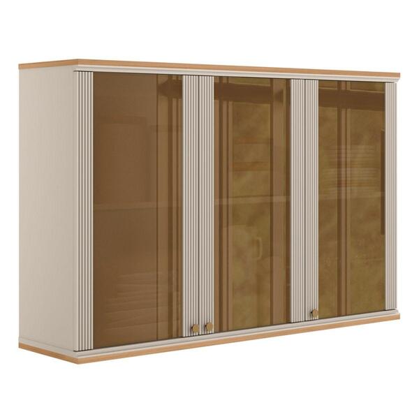 Armario Aereo 3 Portas Texas Jequitiba Off White