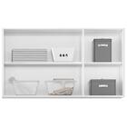 Armario Aereo 3 Portas Vidro Reflecta 120cm Mdf Kali Premium