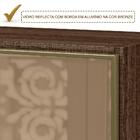 Armario Aereo 3 Portas Vidro Reflecta 120cm Mdf Kali Premium