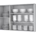 Armário Aéreo 3 Pts 120 Cm 100% Mdf Americana C352 Henn