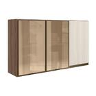 Armario Aereo 3p Vid Mdf 120cm Kali 1219764 Nicioli