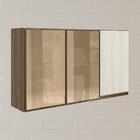 Armario Aereo 3p Vid Mdf 120cm Kali 1219764 Nicioli