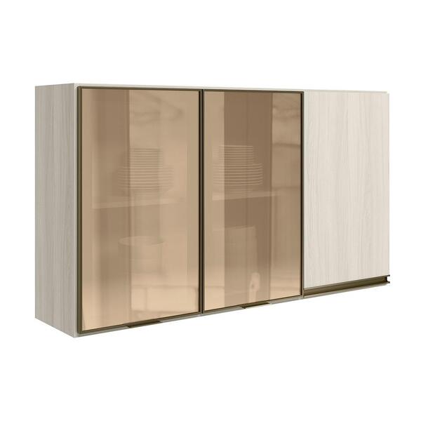 Armario Aereo 3p Vid Mdf 120cm Kali 1219764 Nicioli