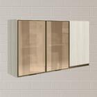 Armario Aereo 3p Vid Mdf 120cm Kali 1219764 Nicioli