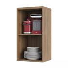 Armário Aéreo 40 Cm 1 Porta De Abrir 1 Prateleira Mel Luciane